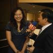 Reporters of the event